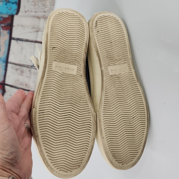 Everlane The Forever Sneaker Blue Canvas Sneakers - Picture 6 of 8
